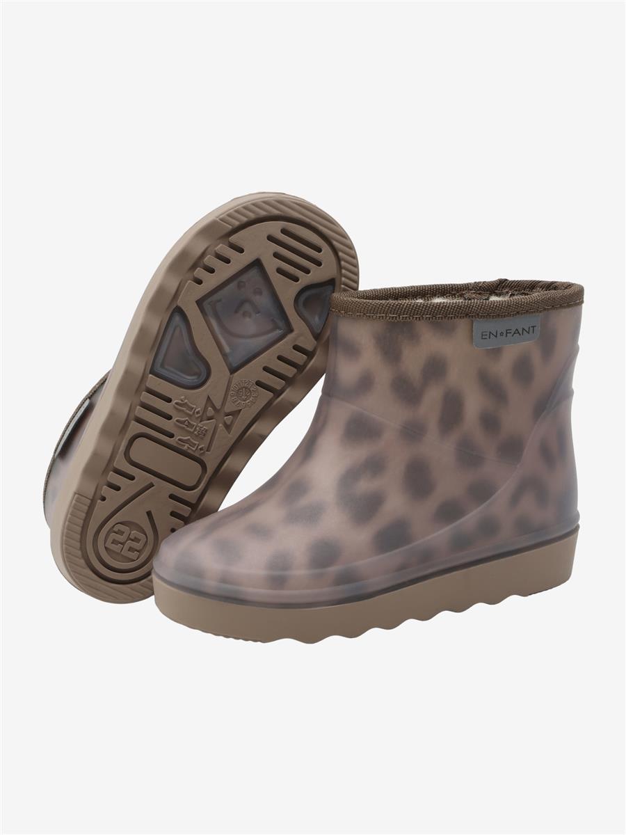 En Fant-Thermo Boots Short Print-Pine Bark