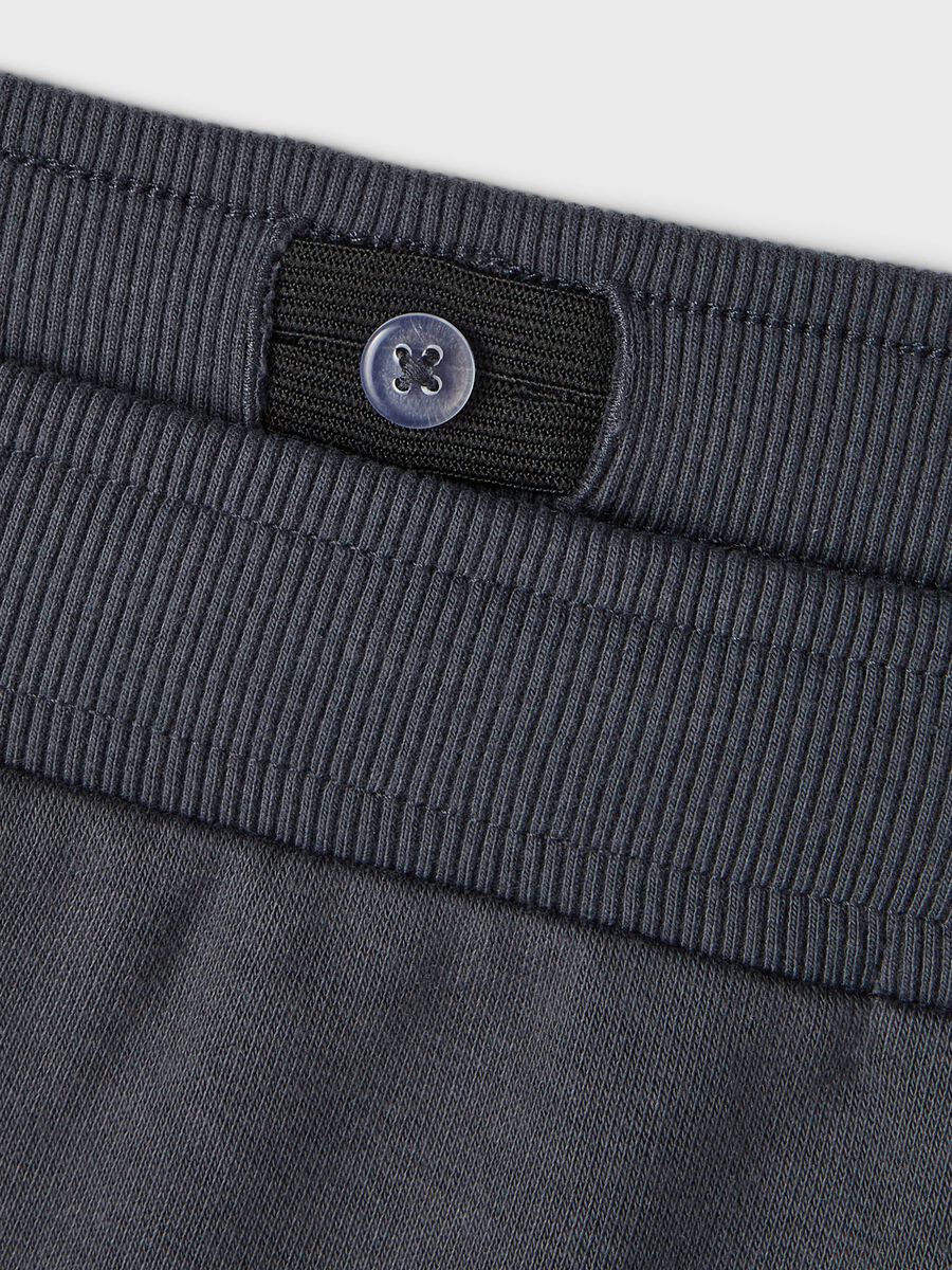 name it-NKFOCALIA SWEAT WIDE PANT BRU-India Ink