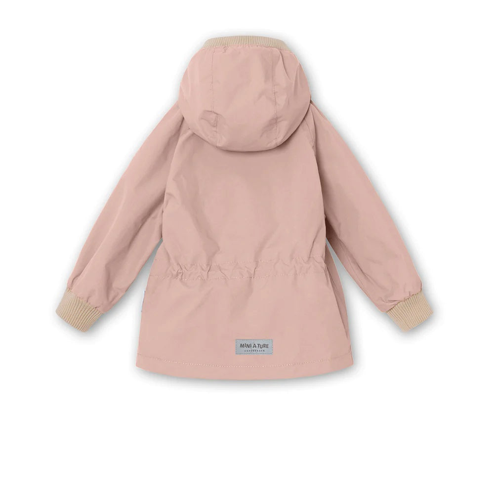 Mini A Ture - Wally fleece lined spring jacket. GRS - Rose Smoke