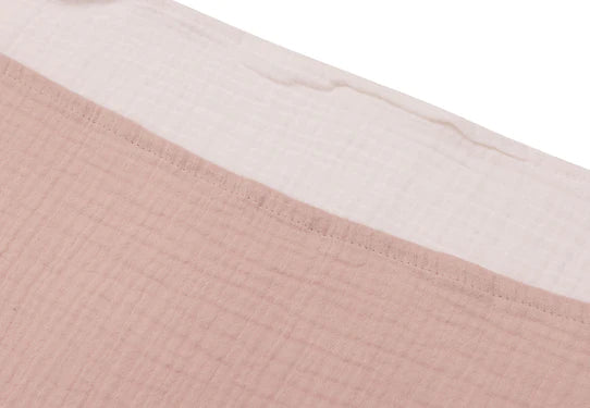 Jollein-Spucktuch Hydrophil 70x70cm Wild Rose/Ivory (4pack)-Rosa