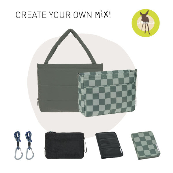Multi Tasche MIX, Grün Oliv