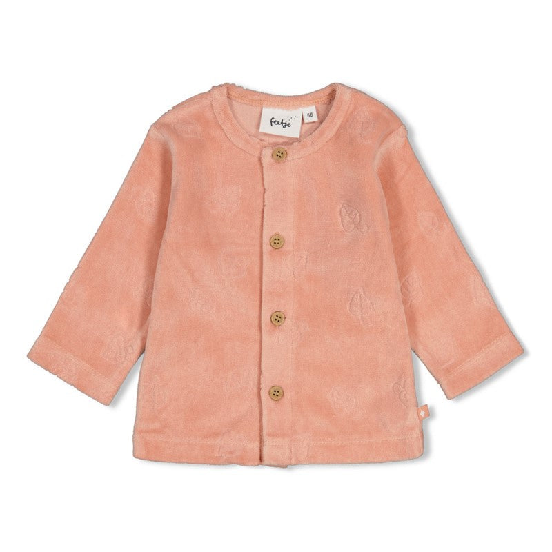 Feetje-Jacke Samt AO - Fall in Love-Rosa