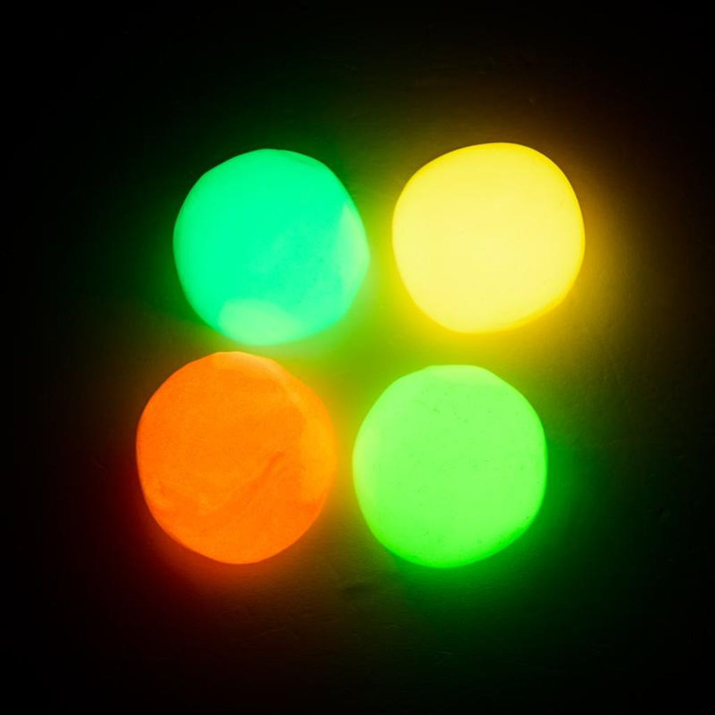 Springknete nachtleuchtend 15g,4-fach sortiert