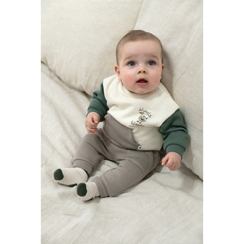 Feetje-Sweater relaxed fit - Wiggle and Waddle-Natur