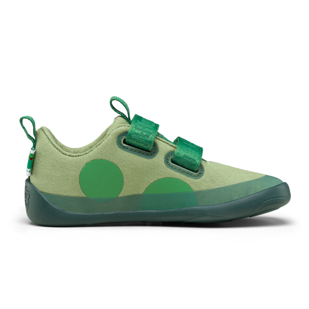 Affenzahn - Barfußschuh Baumwolle Lucky - Bio-Baumwolle - Grün
