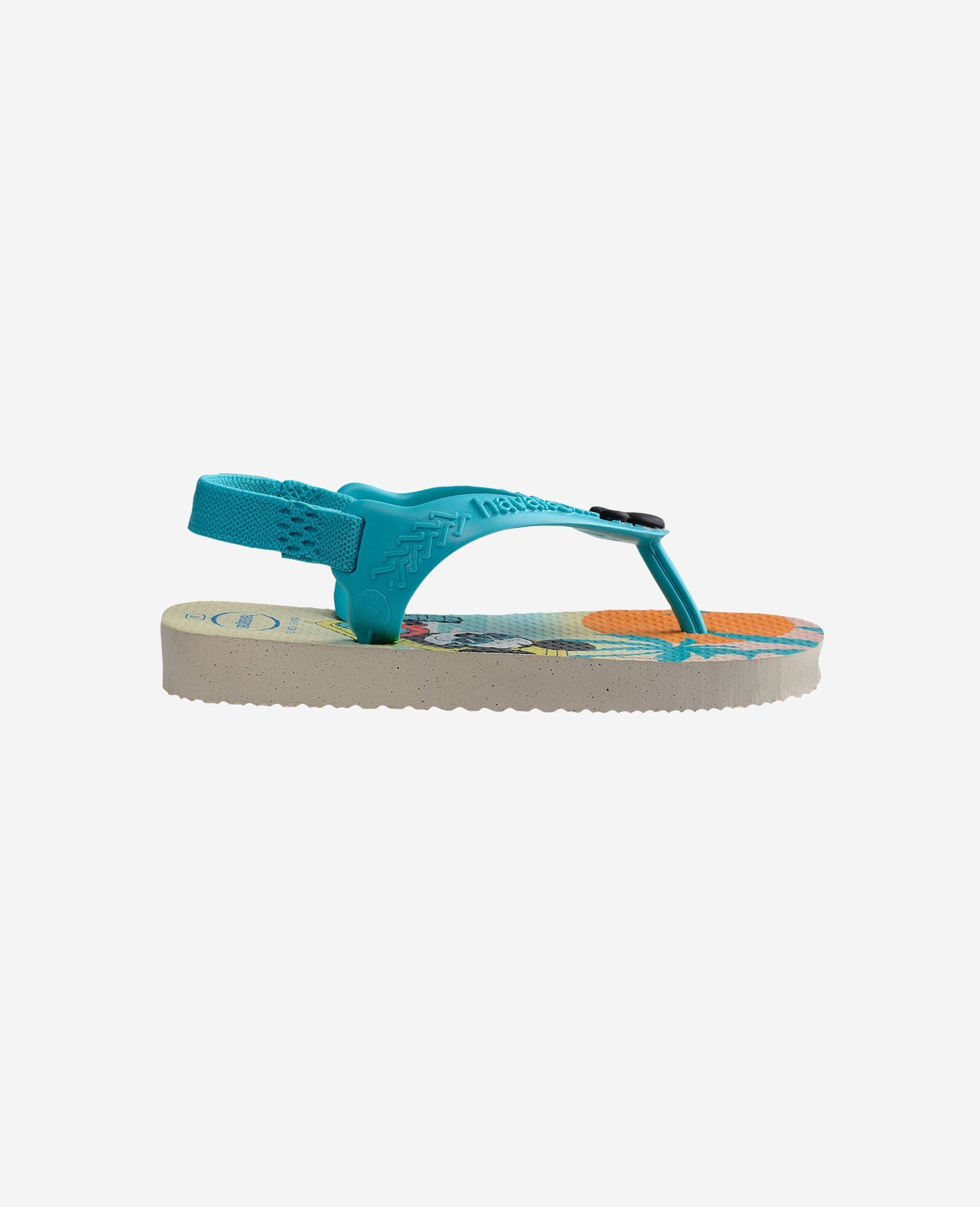 Havaianas Baby Disney Classics II  BEGE PALHA AZUL