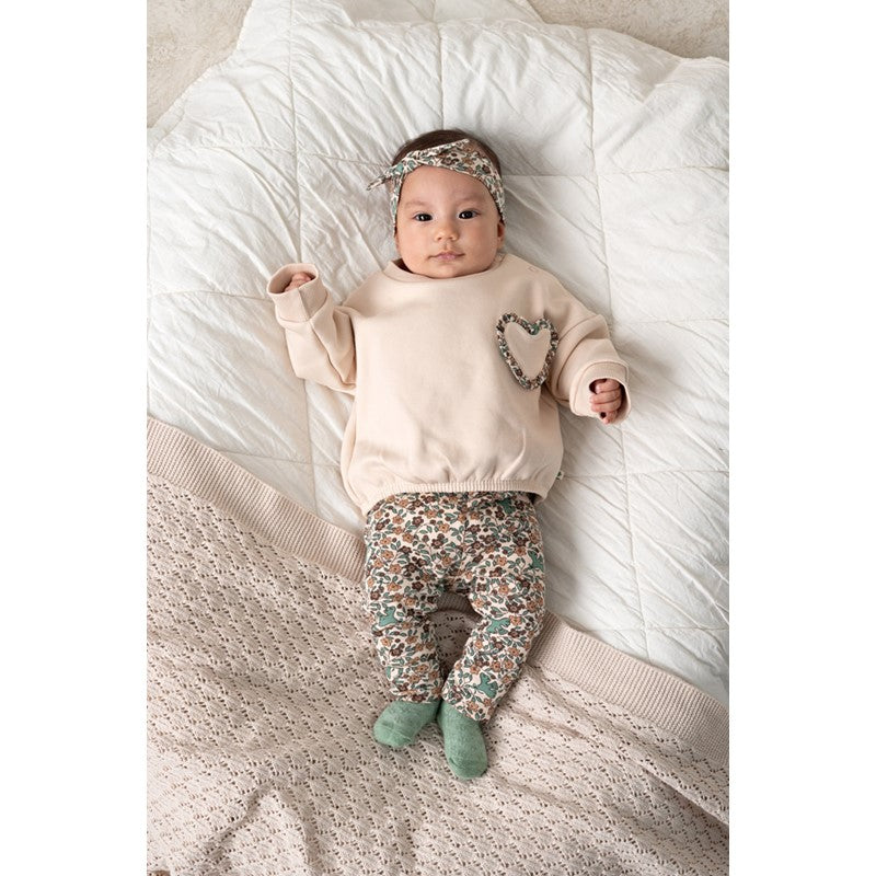 Feetje-Socken - Lucky Bloombird-Jade Grün