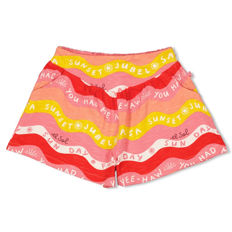 Jubel-Short AOP - Salsa Sunset-Rosa