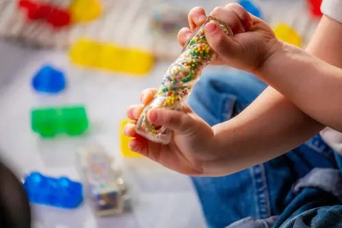 Goliath Bausteine Jelly Blox - sensorisches Spielzeug Aufbewahrungsbox