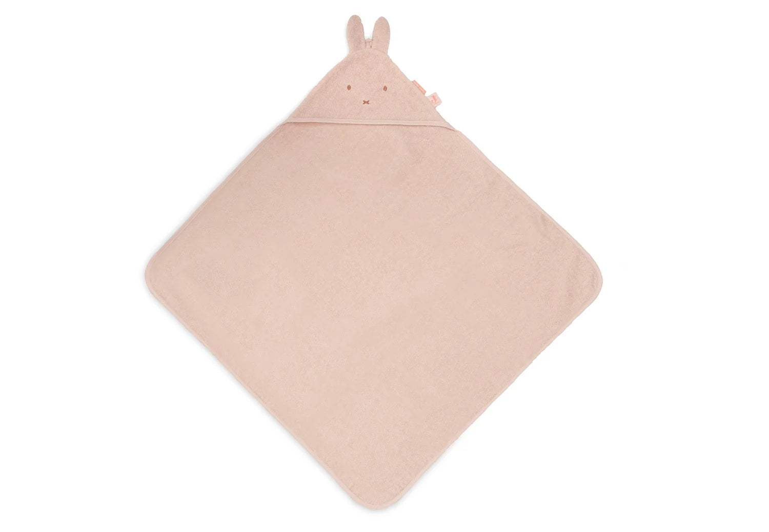 Jollein-Kapuzenhandtuch Frottee 75x75cm Miffy Silk Rose