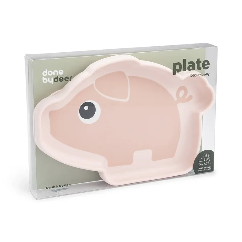 Silikon Stick&Stay Teller - Pigee - Rosa