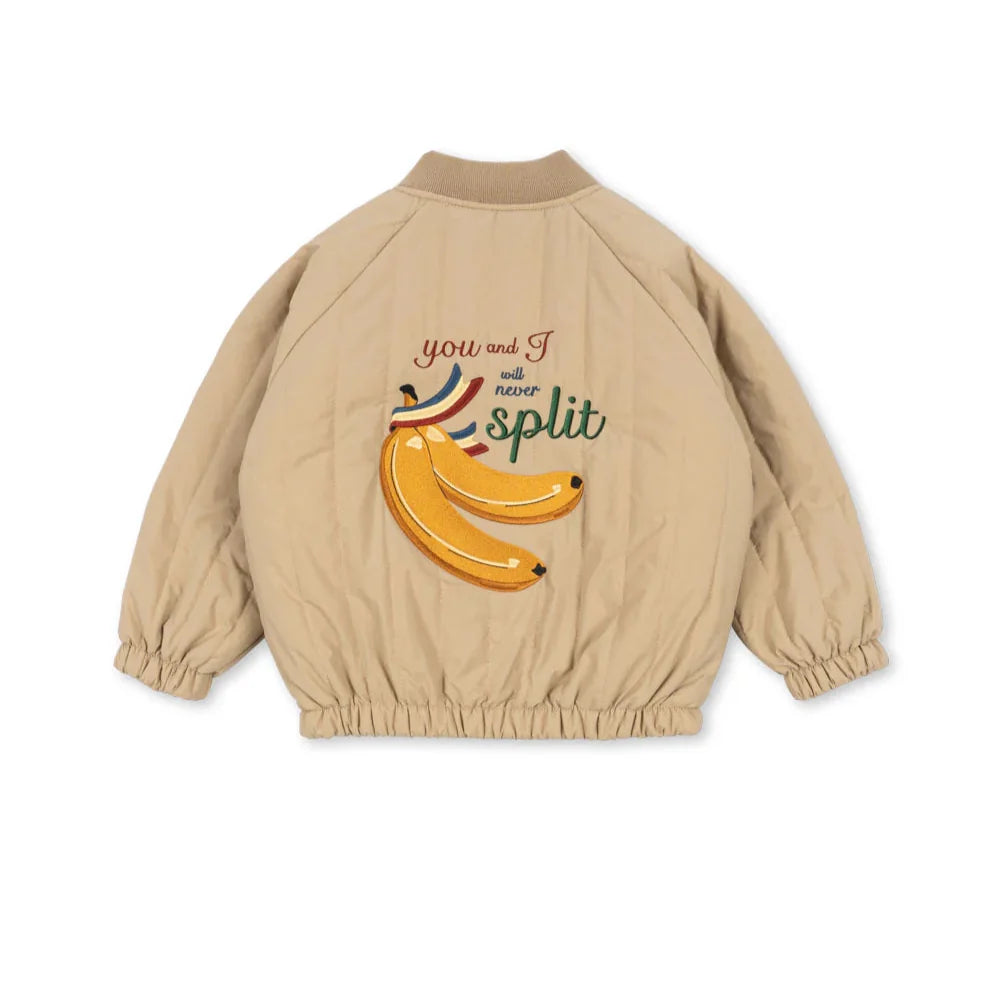 Konges Sloejd-JUNO BOMBER JACKET-TRAVERTINE
