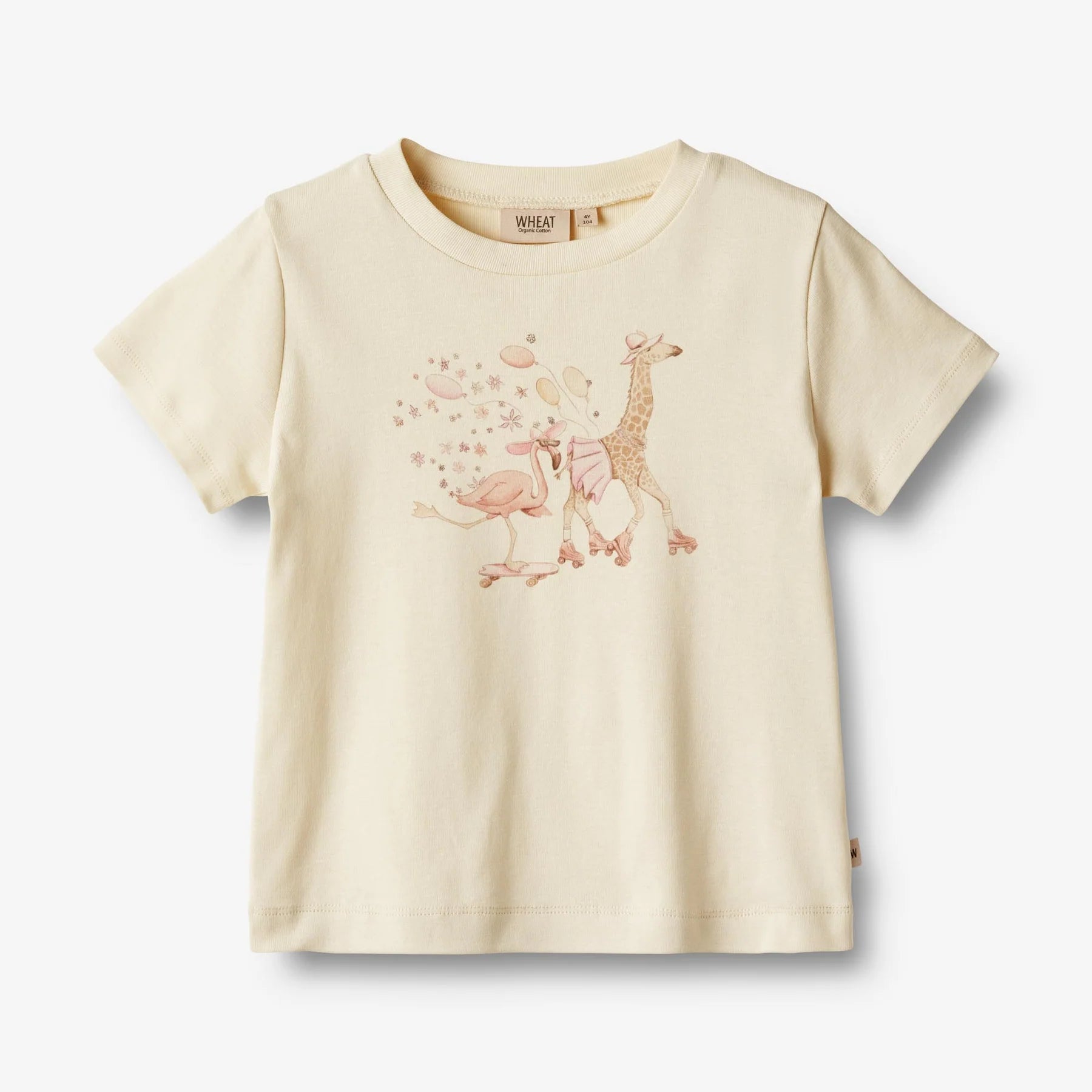 Wheat- T-Shirt S/S Tessa - Shell