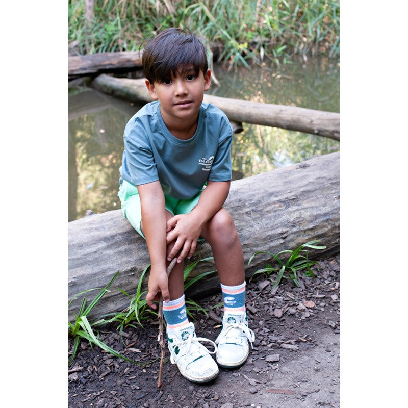 Sturdy-Socken - Lagoon Legends-Weiss