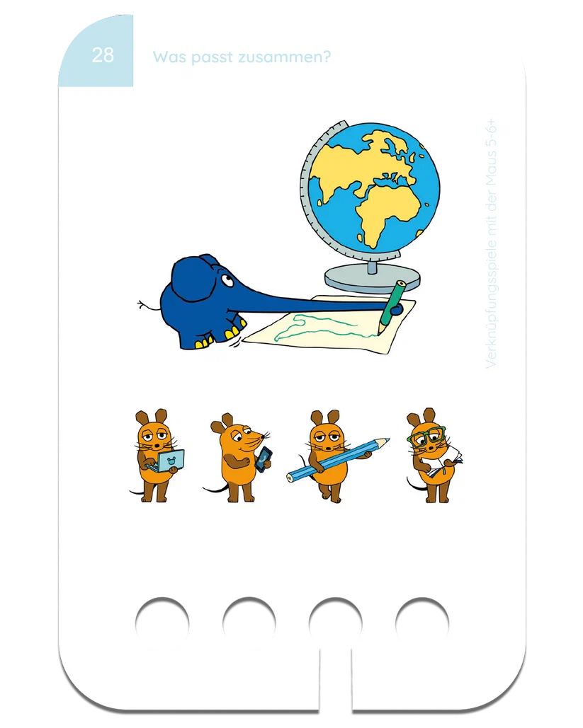 Verknüpfungsspiele mit der Maus 5-6+