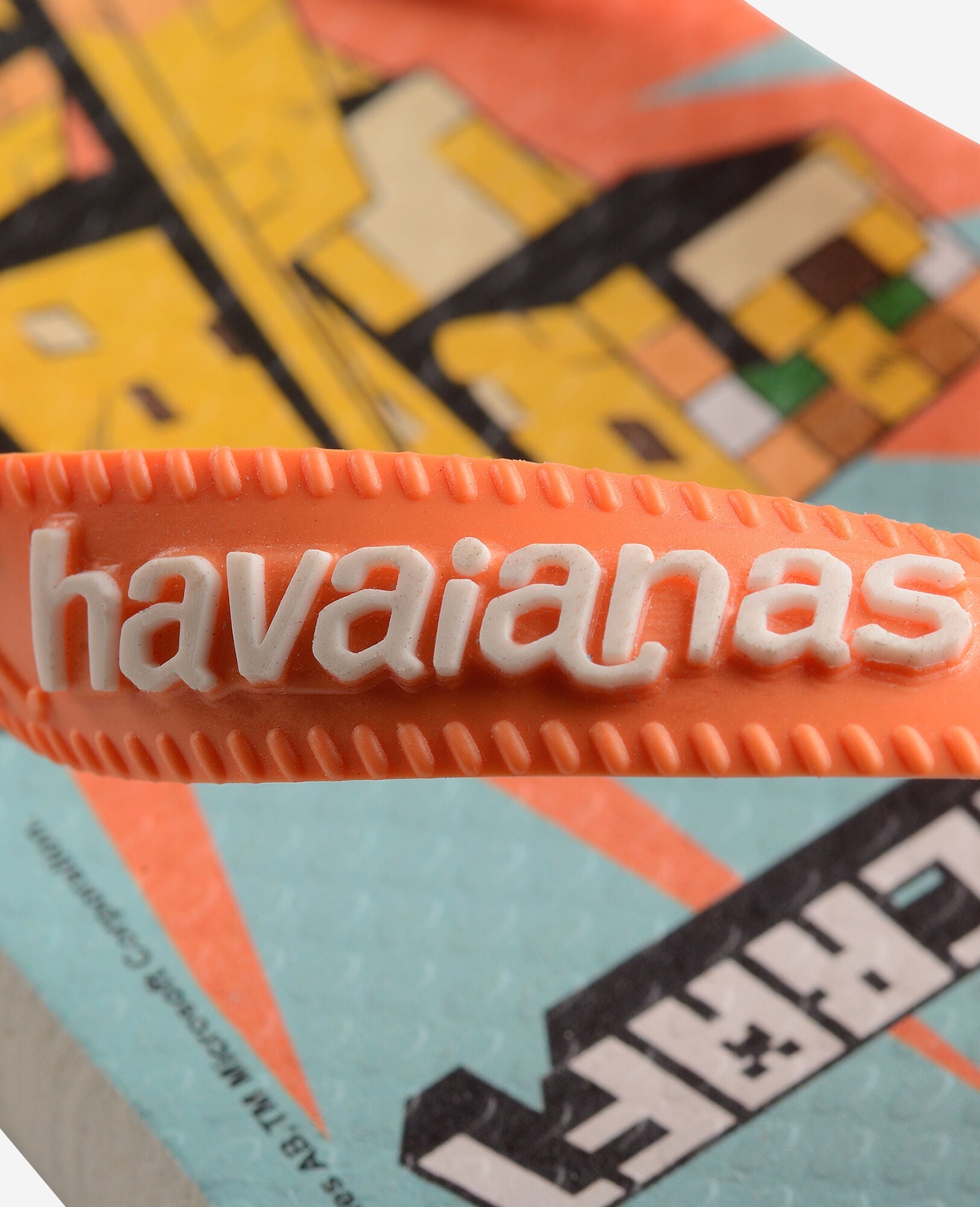 Havaianas Kids Minecraft Branco Coral