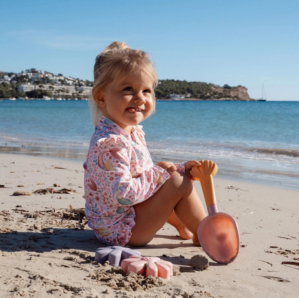 little dutch- Strandset Schaufel und Sandformen - Rosa - Traumhafte Meerjungfrau
