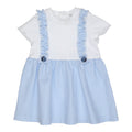 Dress Cassis - Hellblau/weiß