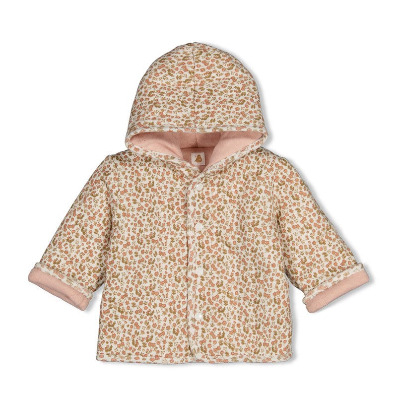 Feetje-Wendejacke mit Kapuze - Fall in Love-Rosa Melange