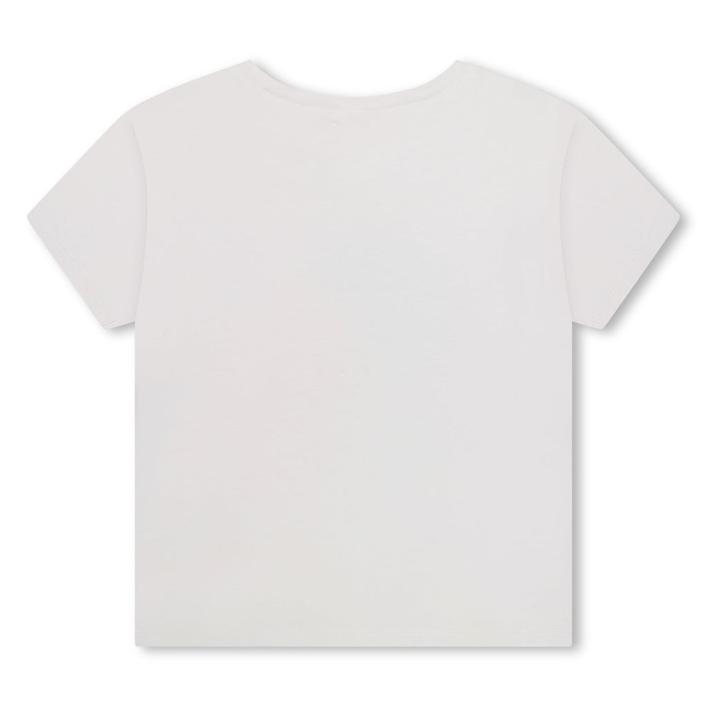 BILLIEBLUSH-KURZARM T-SHIRT-WEISS