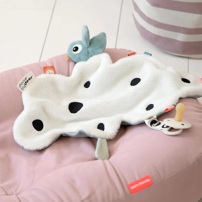 Baby-Kuscheltuch Happy clouds Blau