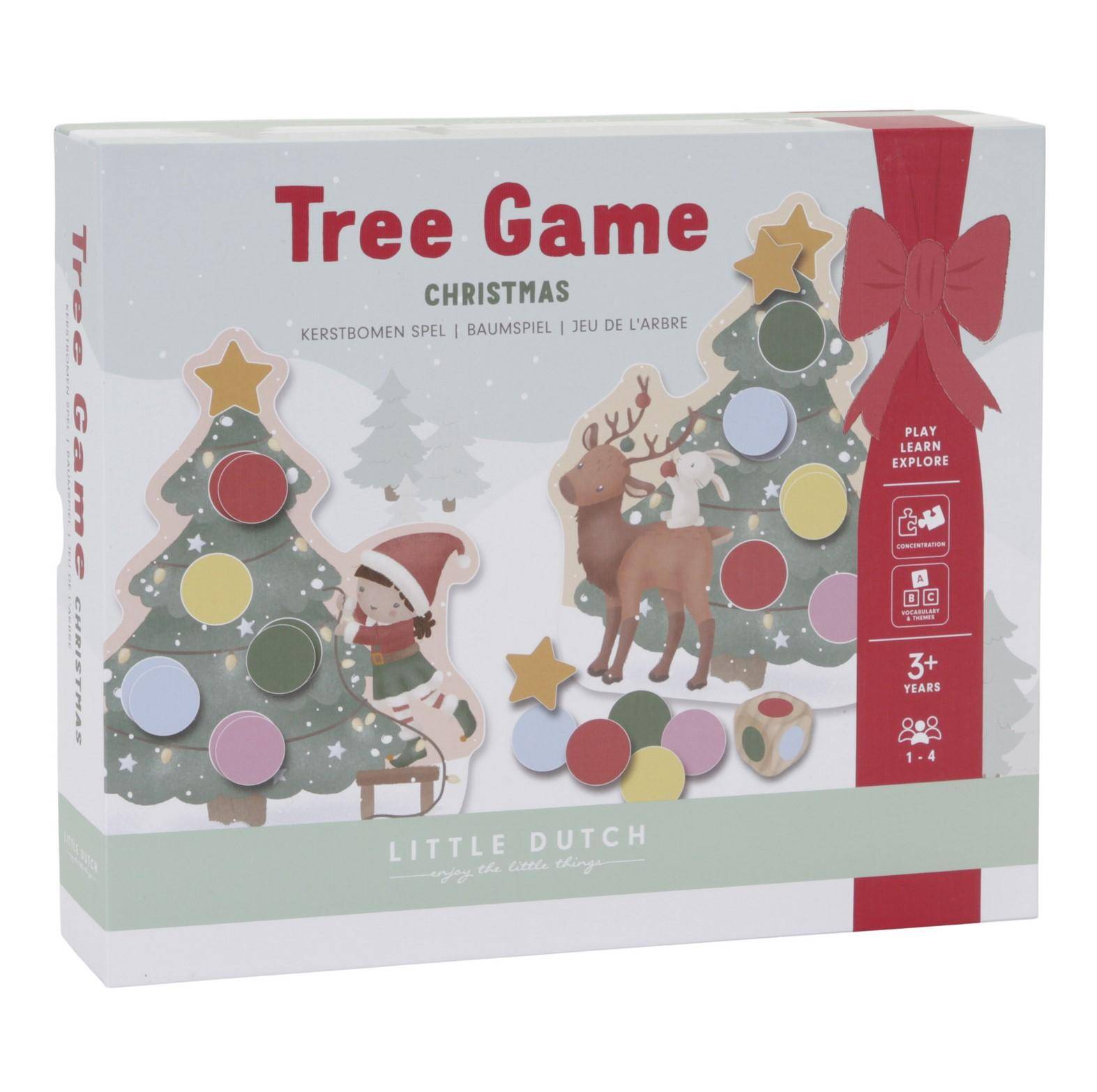 Little Dutch Weihnachtsbäume Spiel FSC