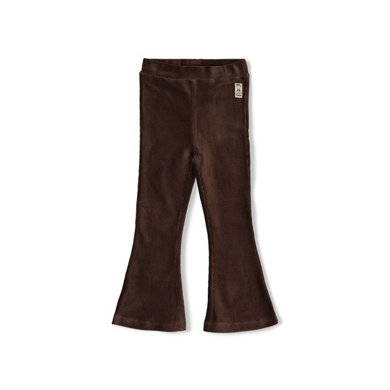 Jubel-Gerippte Schlaghose Samt - City Chic