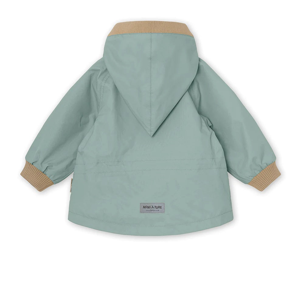 Mini A Ture - Wai fleece lined spring jacket. GRS - Gray Mist