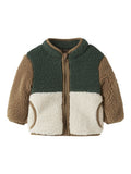 Name it - TEDDY FLEECE JACKE - Jungle Green