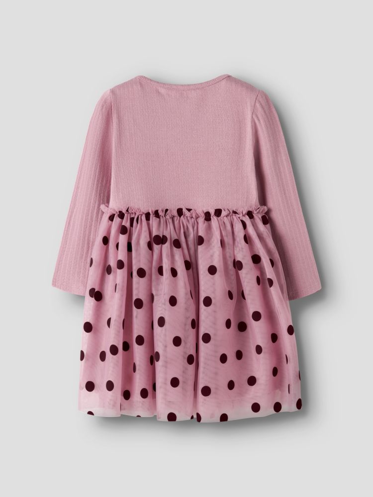 Name it - NMFNAGINA LS TULLE DRESS - Lilas