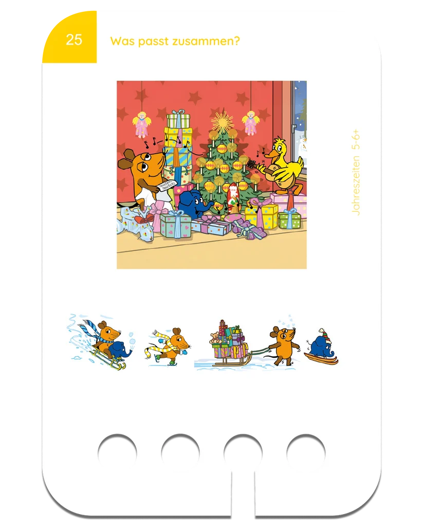 Jahreszeiten mit der Maus 5-6+