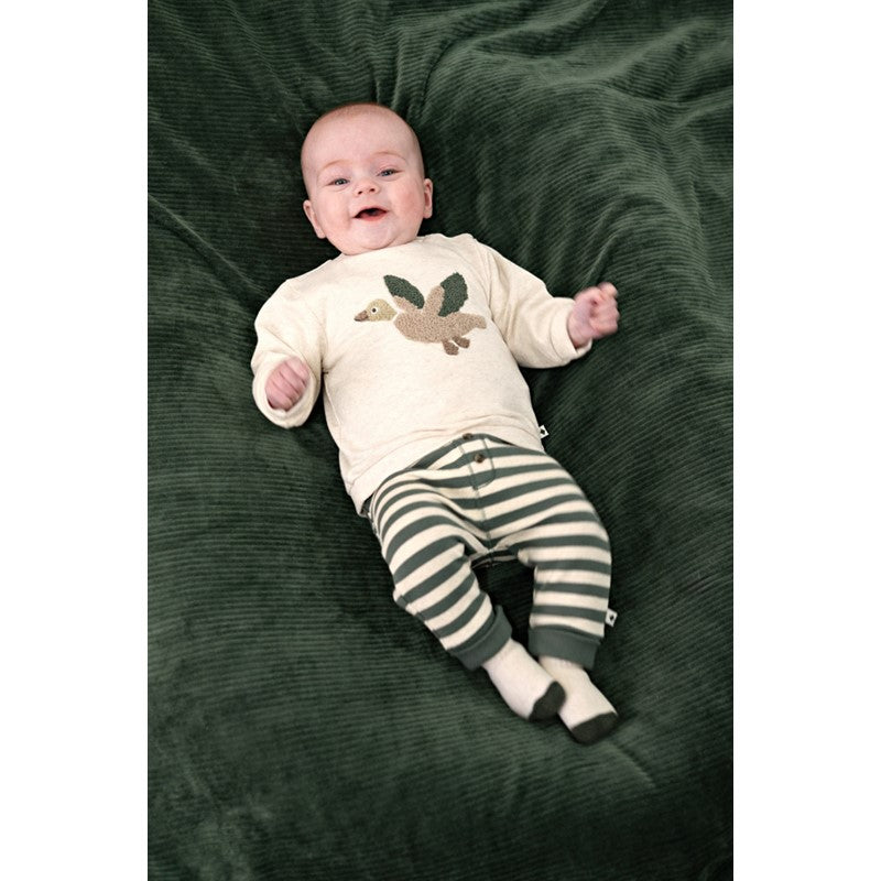 Feetje-Sweater - Wiggle and Waddle-Natur Melange