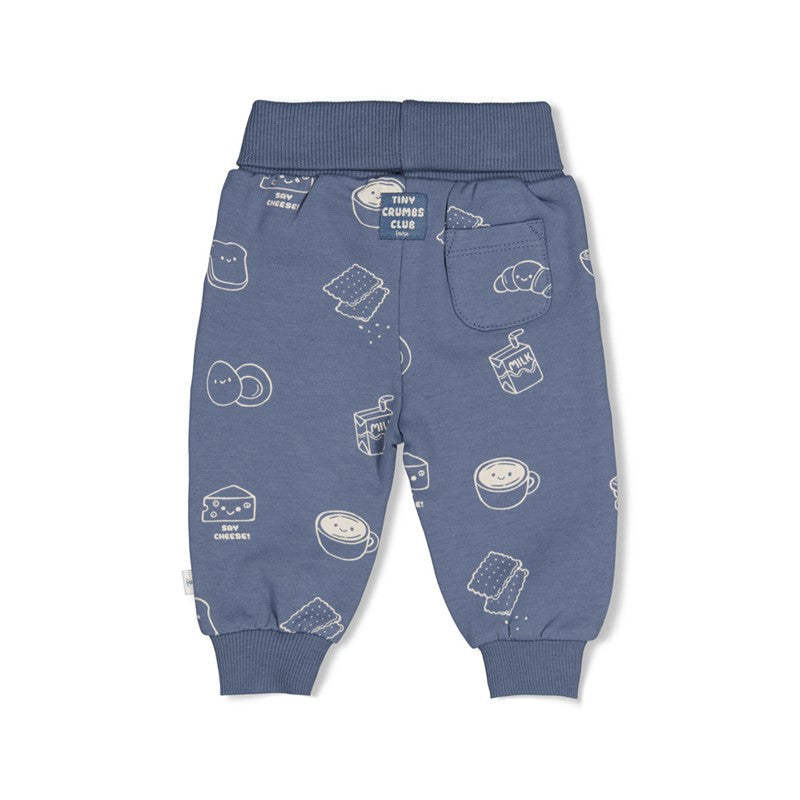 Feetje-Hose AOP - Breakfast Buddy-Blau