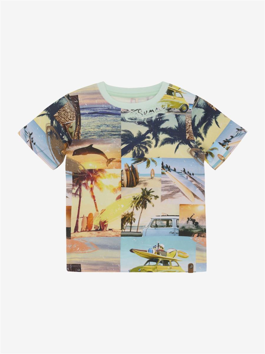 Minymo-T-shirt SS AOP-Spray