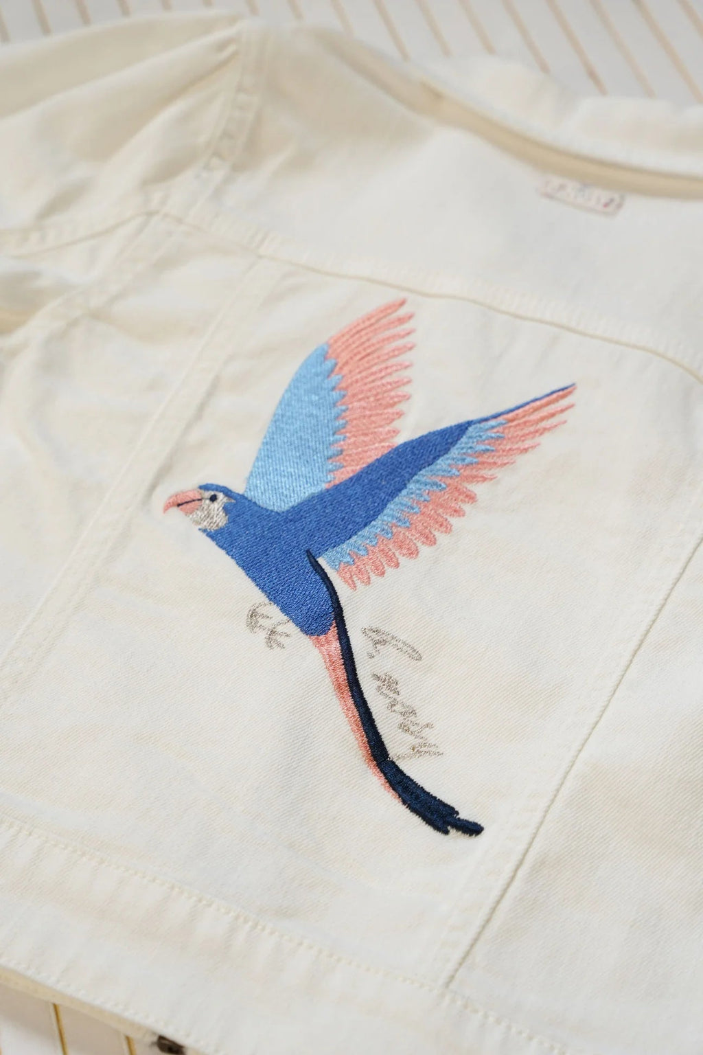 PIA Jeansjacke weiß