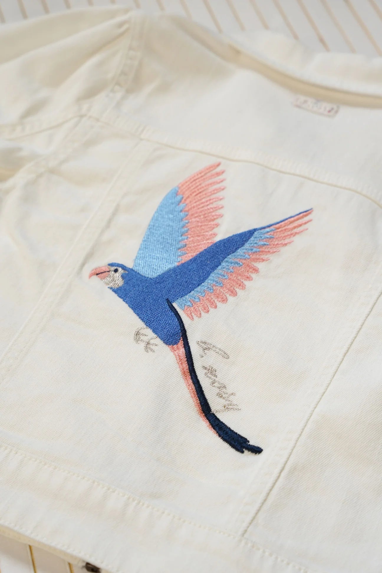 PIA Jeansjacke weiß