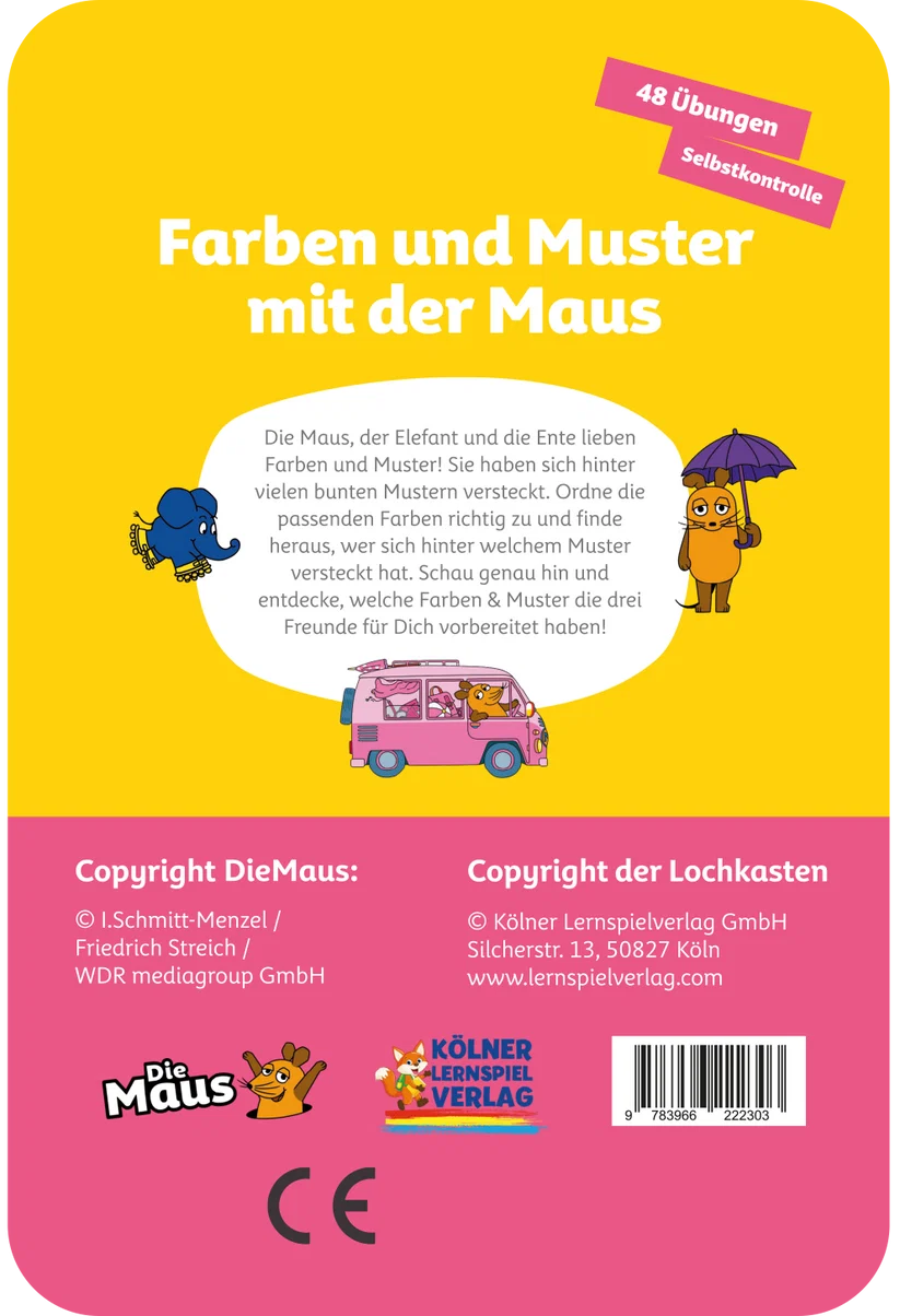 Farben und Muster mit der Maus 3-4+