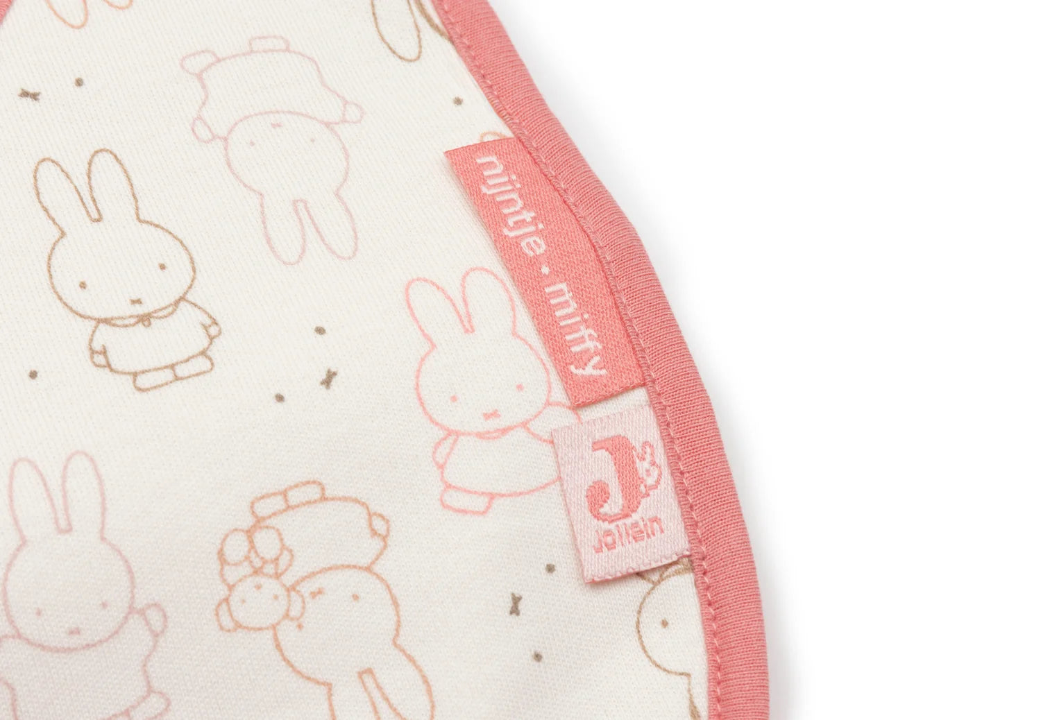 Jollein-Lätzchen Jersey Wasserdicht Miffy Moments Silk Rose (5pack)