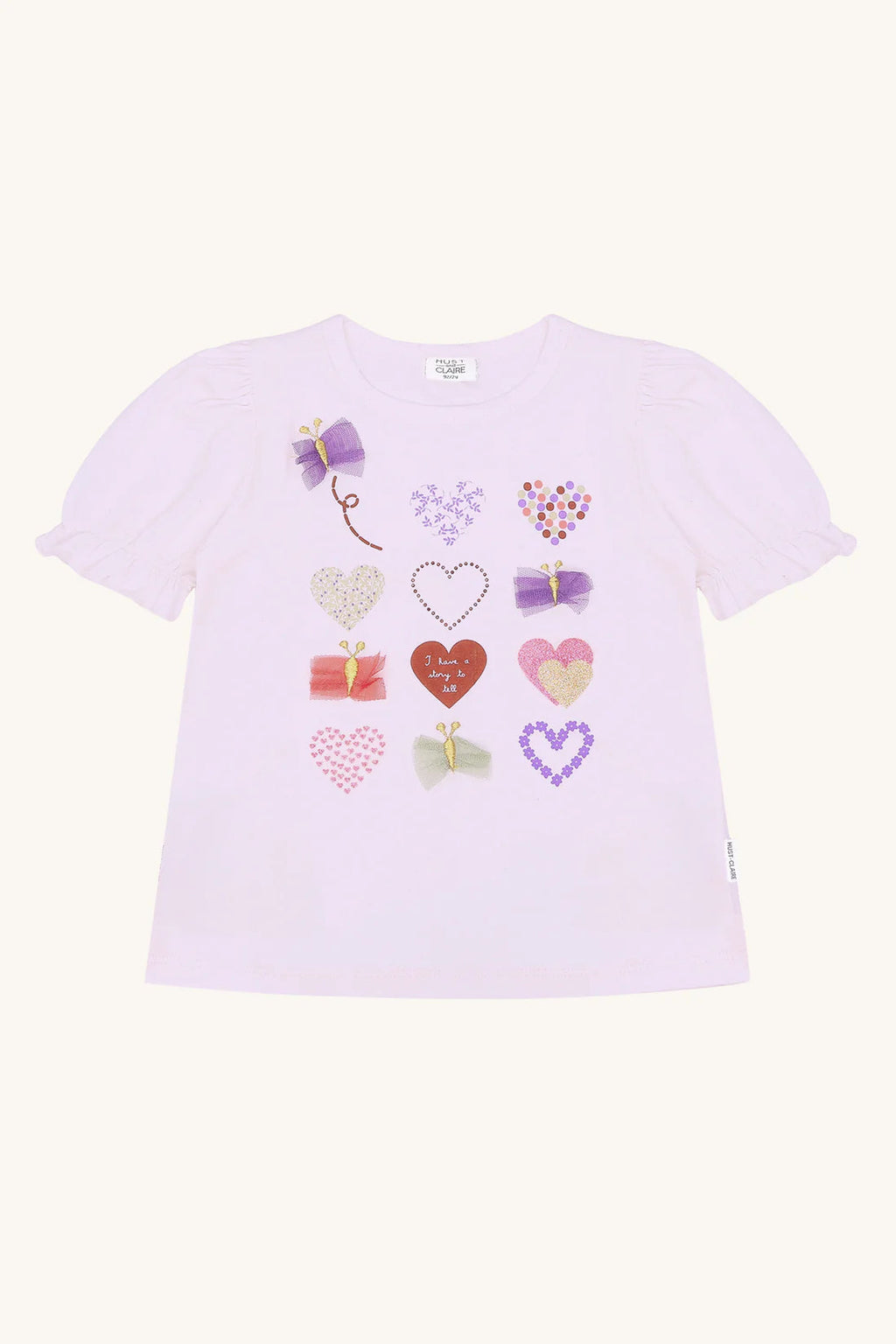 Hust and Claire-HCAlma -T-shirt-Lavender
