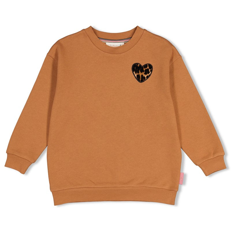 Jubel-Sweater mit Rückendruck Relaxed Fit - City Chic