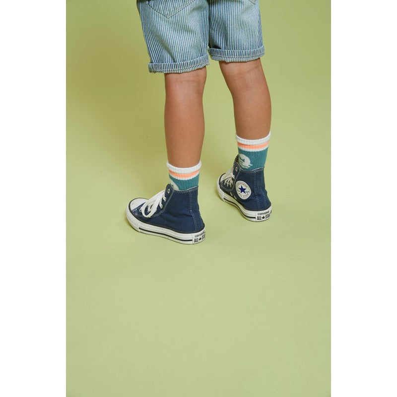 Sturdy-Socken - Lagoon Legends-Weiss