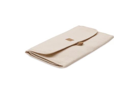 Jollein-Wickelunterlage Mit Ablagefächern Twill Natural-Sand