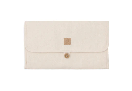 Jollein-Wickelunterlage Mit Ablagefächern Twill Natural-Sand