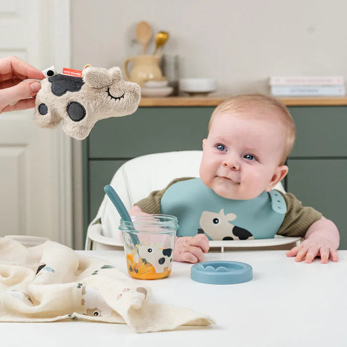 Baby-Snackbox 2-er Set - Tiny farm - Blau