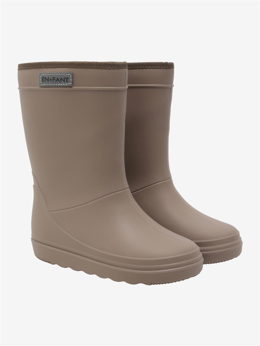 En Fant-Thermo Boots Solid-Pine Bark