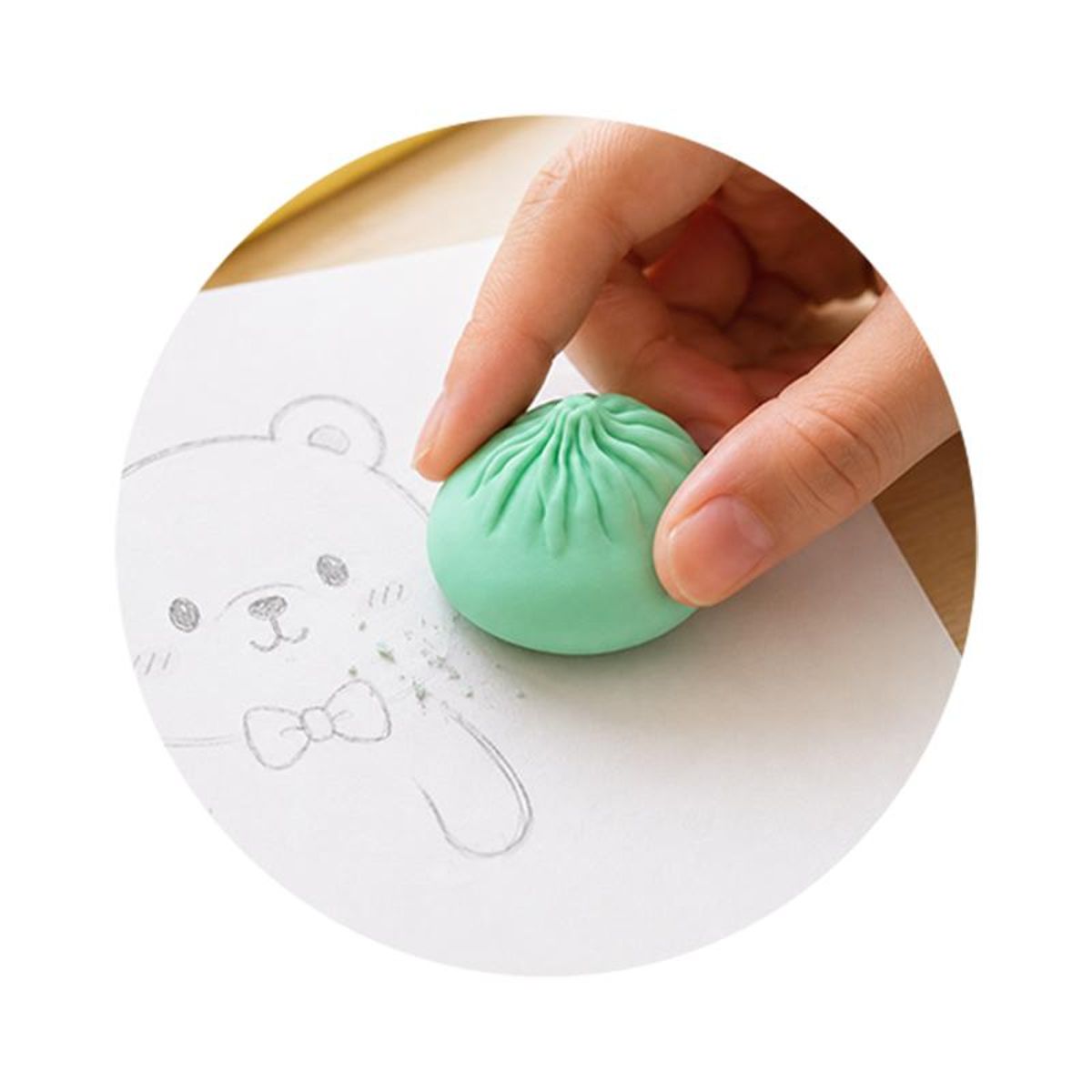 Trendhaus-Radierer Dumpling 3er-Set