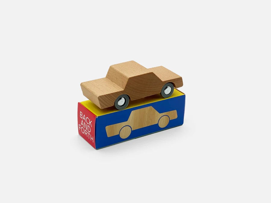 Wooden Toy Car Back & Forth - Woody