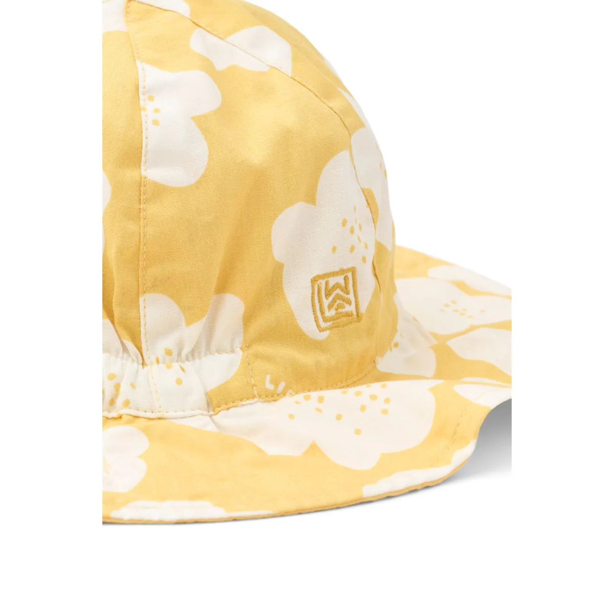 Liewood-Amelia Reversible Sun Hat-Flower / Lemon yellow