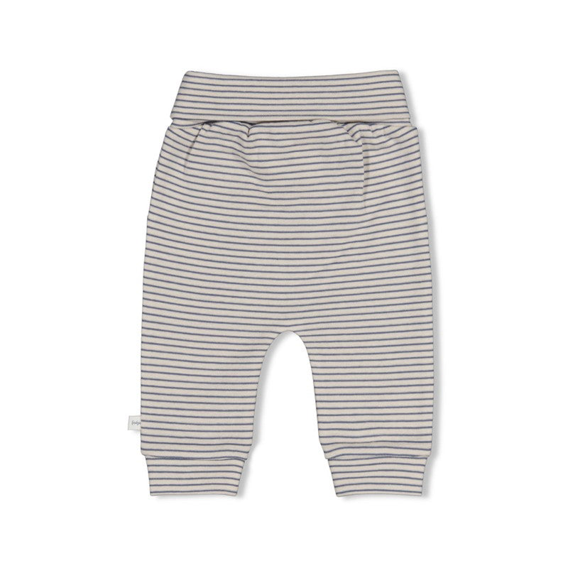 Feetje-Gerippte Hose Ringel - Breakfast Buddy-Blau