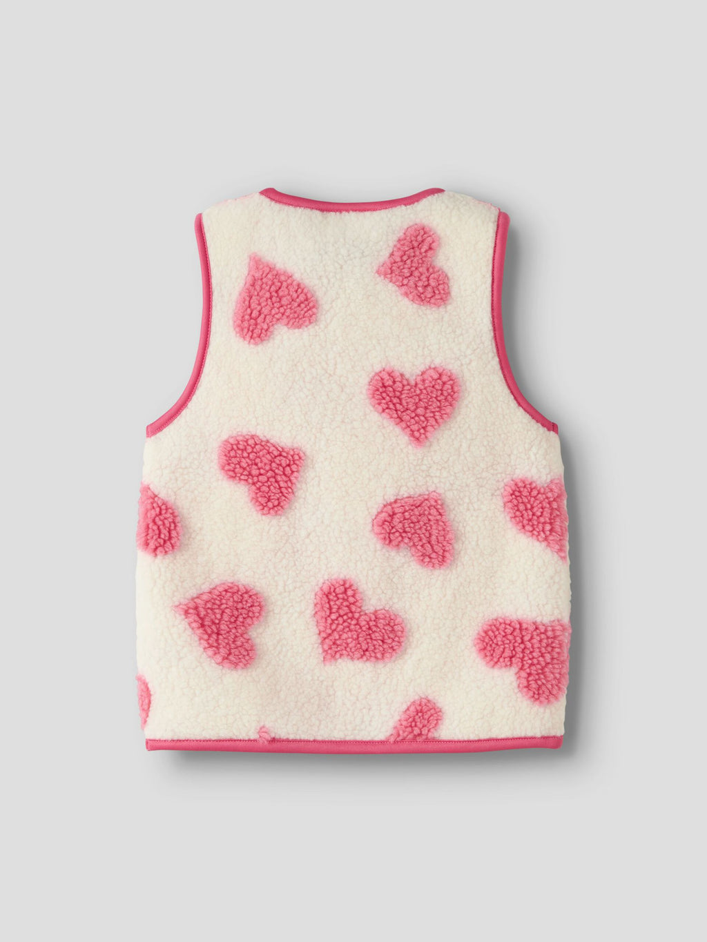 Name it-NMFLARA TEDDY VEST- Antique White